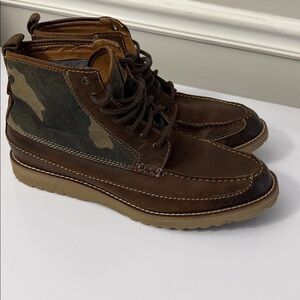 Lucky Brand Brown and Camouflage Men's Boots
